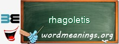 WordMeaning blackboard for rhagoletis